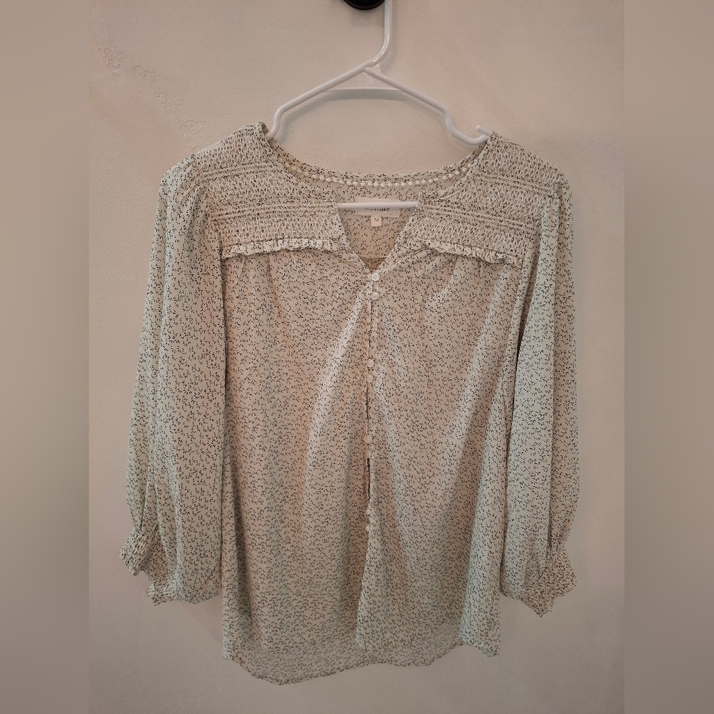 Women's Cream Floral Sweater